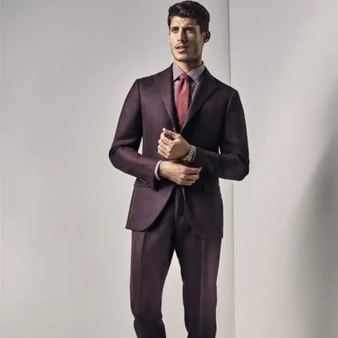 Costume homme plein pied bordeaux Casa & Casalli