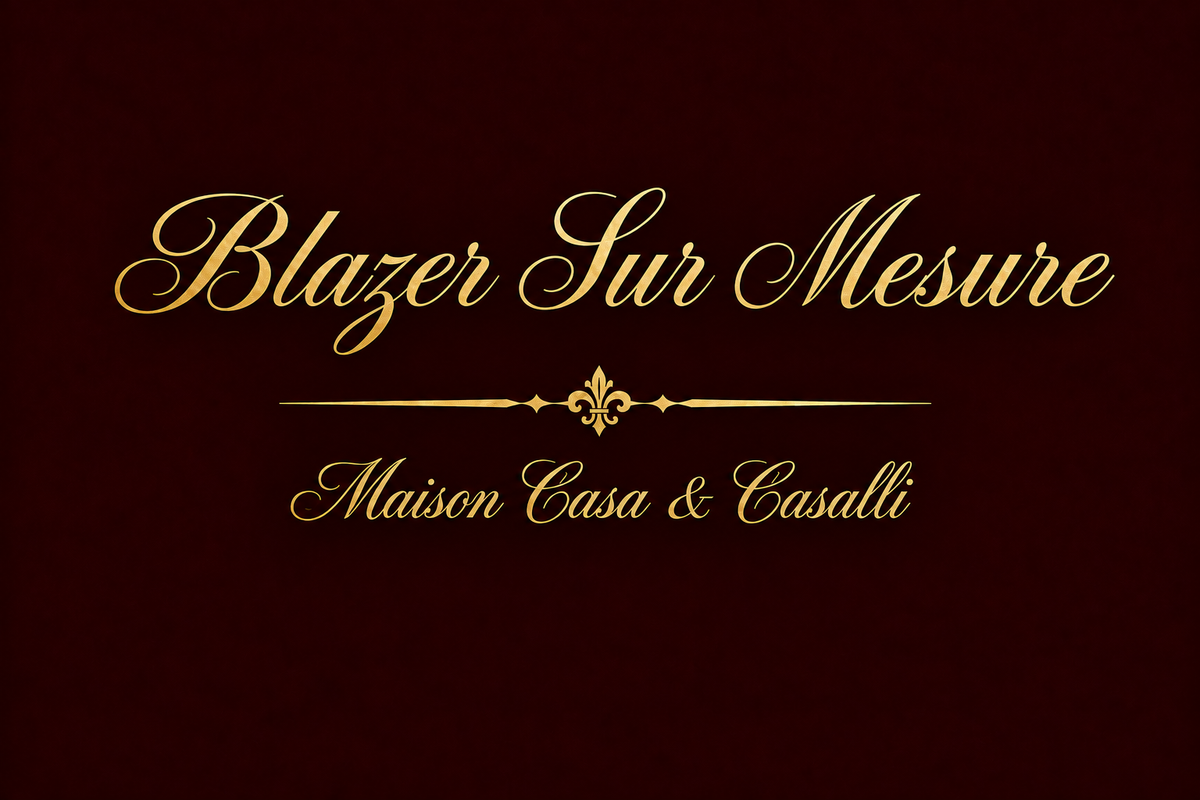 Blazer Sur Mesure – Maison Casa & Casalli